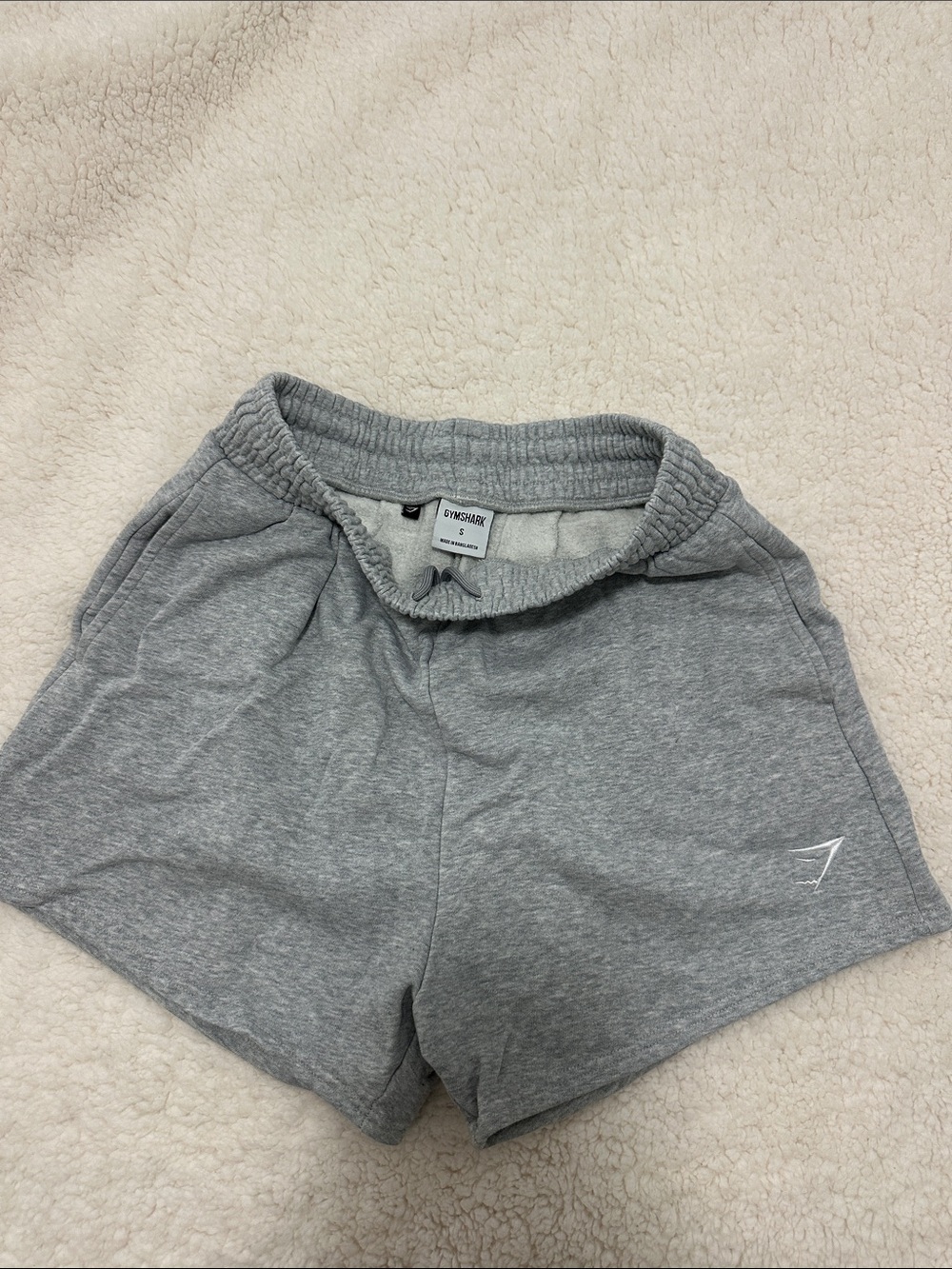Gymshark Women’s Light Gray SweatShorts
